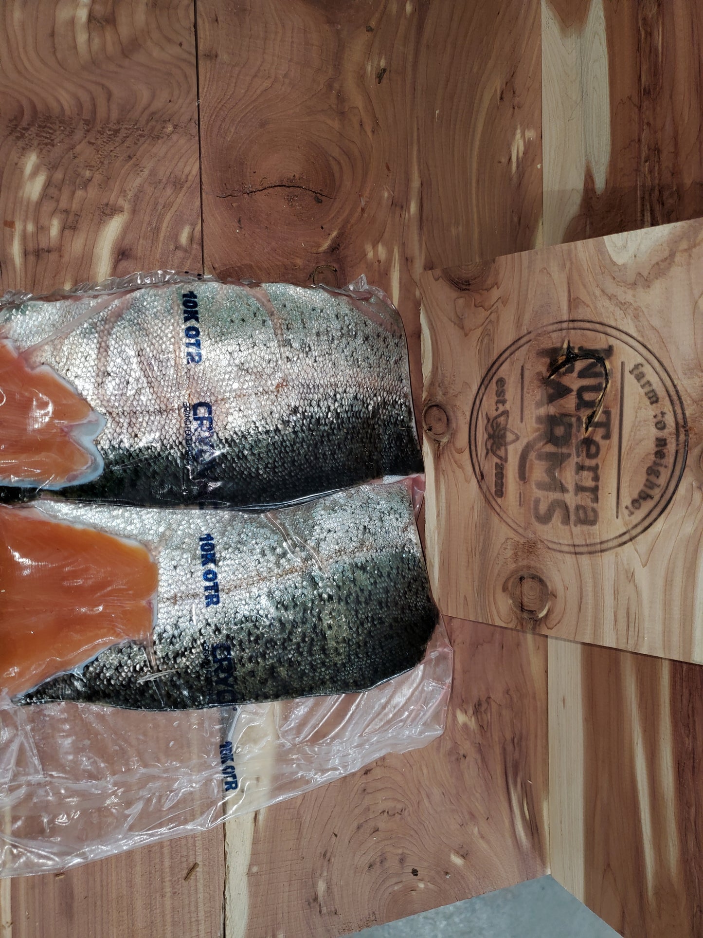 FARM RAISED MO RAINBOW TROUT - FILLET FROZEN 1.25 LB. to 1.5 LB. PACKAGES